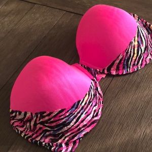 Fruit of The Loom pink zebra bra